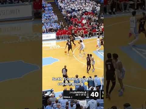 This was electric 👏 #unc #accbasketball #collegebasketball