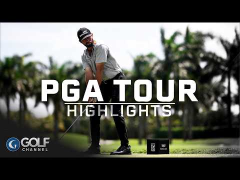 PGA Tour Highlights 2026: Cadillac Championship, Round 2 | Golf Channel