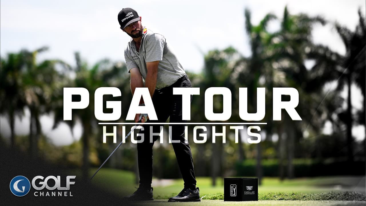 PGA Tour Highlights 2026: Cadillac Championship, Round 2 | Golf Channel