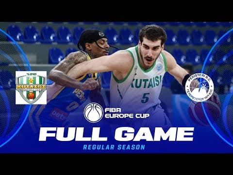LIVE - BC Kutaisi 2010 v Peristeri Betsson | FIBA Europe Cup 2025-26 | Regular Season