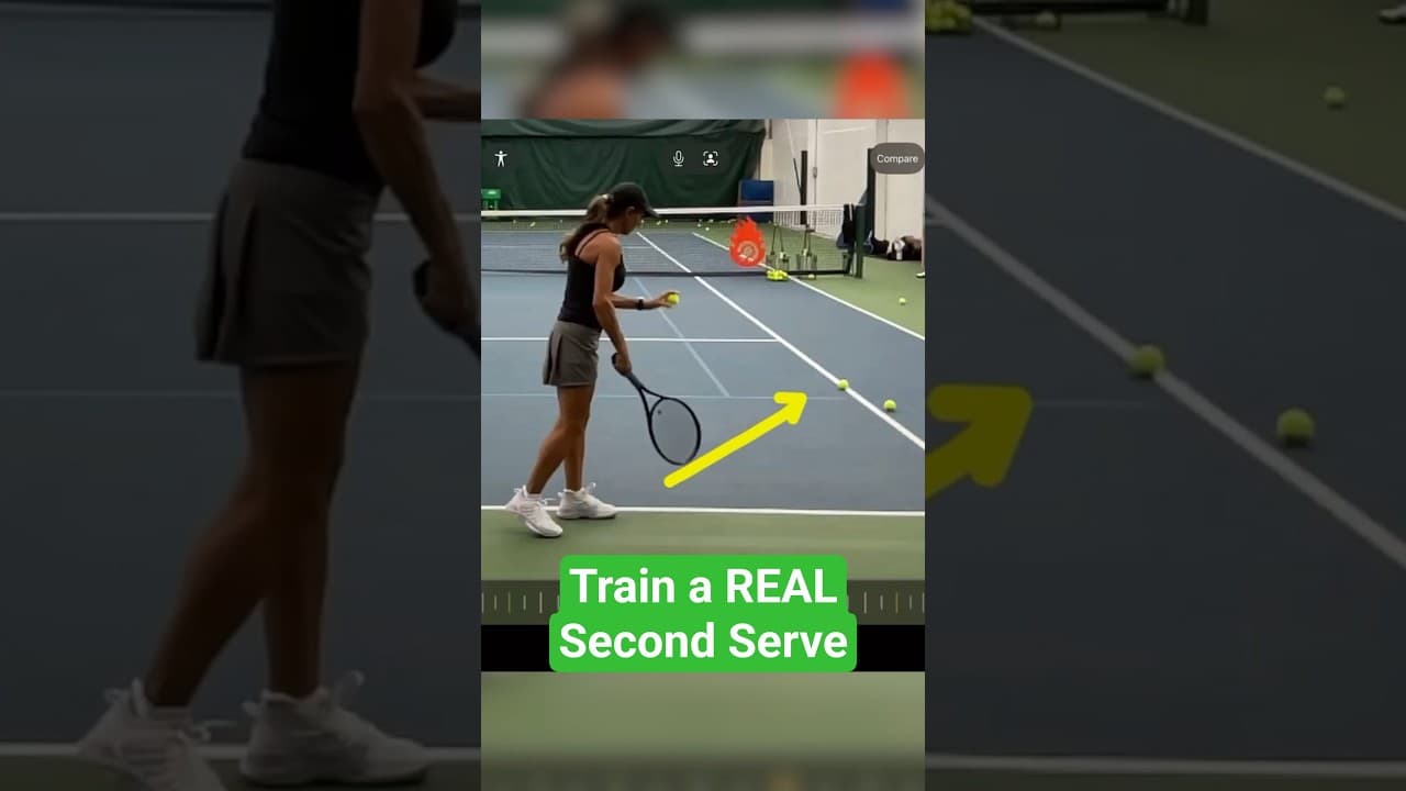 How to train a REAL second serve: