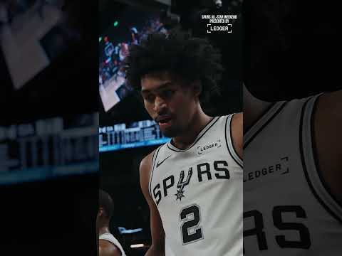 Slash Bros 🤝 Team Melo #spurs #nba #risingstars #stephoncastle #dylanharper