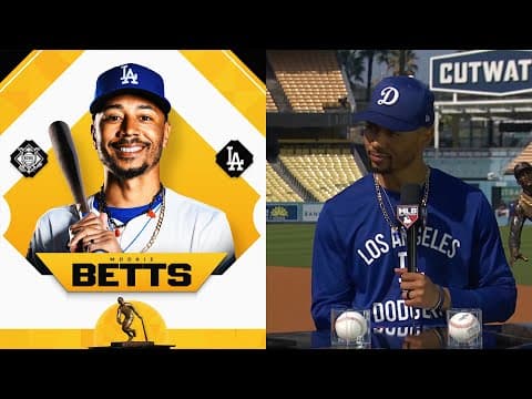 Mookie Betts reacts to receiving the 2025 Roberto Clemente Award, discusses Postseason & MORE!