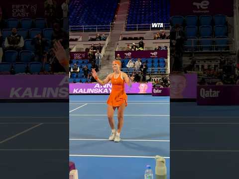 See you in the Doha semis 👋 Karolina Muchova secures her spot defeating Kalinskaya in straight sets