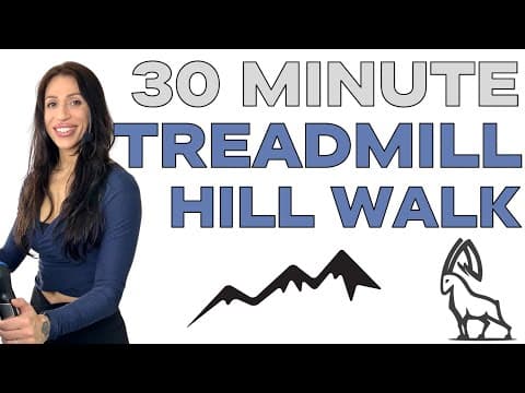 Calorie-Crushing Hill Walk | Treadmill Incline Follow-Along
