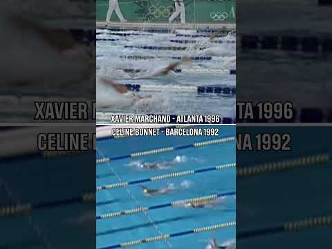 Did you know? Leon Marchand's parents are both Olympians! 🏊