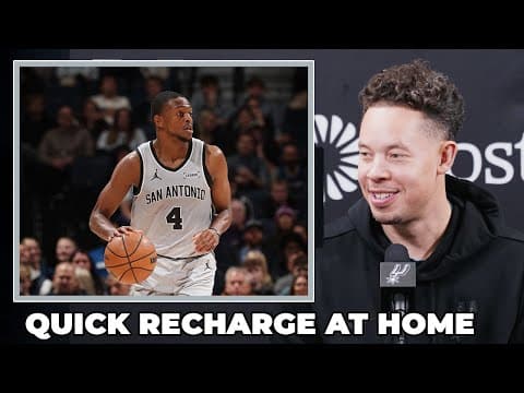 Mitch Johnson on Spurs' Quick Stop at Home Between Road Trips