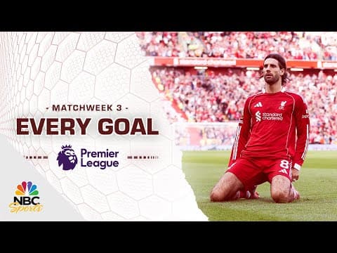 Every Premier League goal from Matchweek 3 (2025-26) | Premier League | NBC Sports
