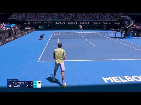 MAGICAL pass from Medvedev! 🙌