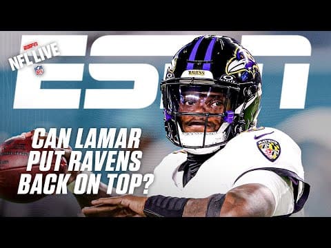 REACTION to Lamar Jackson's return 🔥 Ravens poised to win the AFC North? | NFL Live