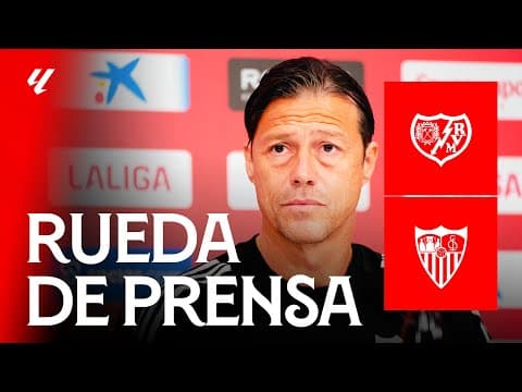 Rueda de prensa de Matías Almeyda #RayoSevilla | 📡 EN DIRECTO