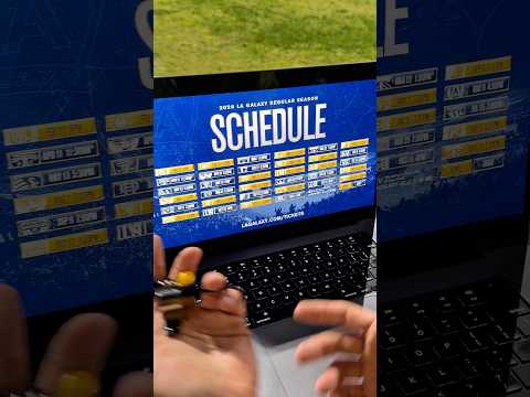 The 2026 LA Galaxy Schedule Release #lagalaxy #mls