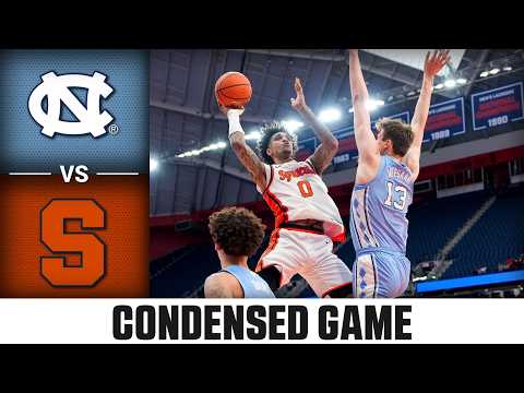 North Carolina vs. Syracuse Condensed Game | 2025-26 ACC Men's Basketball