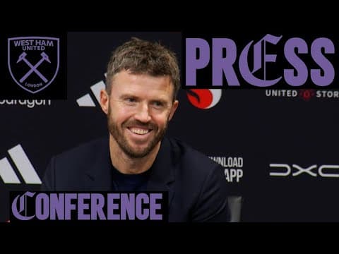 "We've Got a Lot to Fight For" 💪 | Michael Carrick Pre-West Ham | Press Conference 🎙️