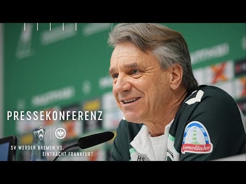 Pressekonferenz mit Horst Steffen vor Frankfurt I SV Werder Bremen vs. Eintracht Frankfurt