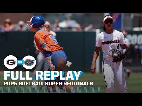 Georgia vs. Florida: 2025 NCAA softball super regionals Game 2 | FULL REPLAY