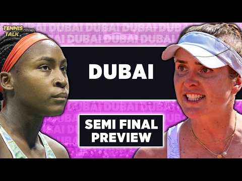 Gauff vs Svitolina | WTA Dubai 2026 SF | Tennis Talk Preview