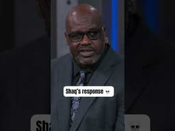 Shaq did not like this call out 👀