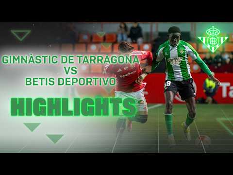 Resumen del partido Gimnàstic de Tarragona - Betis Deportivo (2-2) | CANTERA