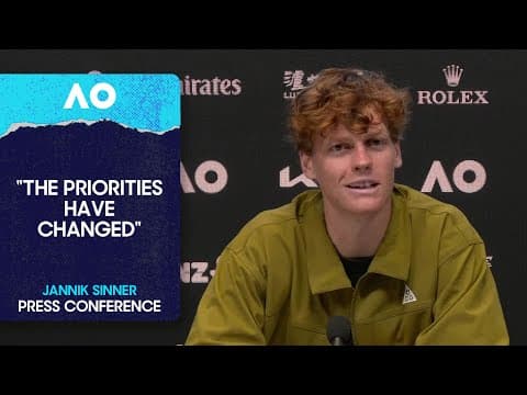 Jannik Sinner Press Conference | Australian Open 2026 First Round