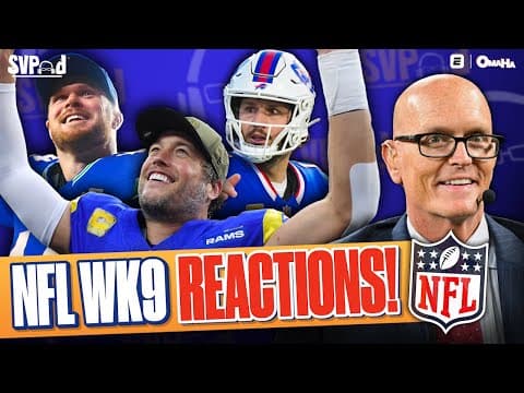 NFL Week 9 REACTIONS: Seahawks or Rams BEST in NFC? Chiefs STILL the one? | SVPod