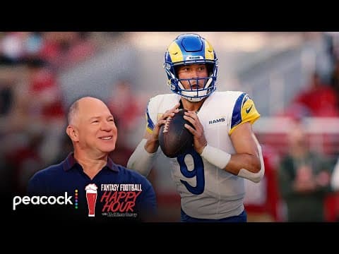 Stafford beats SURPRISE WR for best waiver add of 2025 | Fantasy Football Happy Hour | NFL on NBC