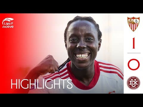 Sevilla FC Femenino - Dux Logroño (1-0) Liga F Moeve | Resumen