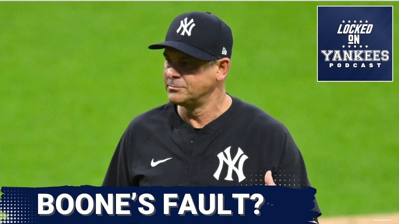 OUR BAD: We jinxed Aaron Boone and the Yankees lost