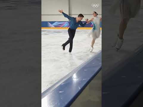 A final time on Olympic home ice 🇮🇹⛸️ #MilanFigureSkating