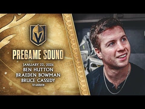 🎥 PREGAME SOUND: Hutton, Bowman & Cassidy