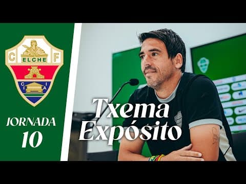 RUEDA DE PRENSA | Txema Expósito habla sobre el Ona Sant Adrià - Elche CF Femenino | Jornada 10