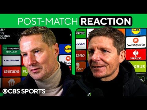 BEST SOUND FROM UECL MD 6 | Glasner talks Crystal Palace DRAW, Sparta Praha’s Priske on WIN & MORE