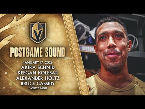 🎥 POSTGAME SOUND: Schmid, Kolesar, Holtz & Cassidy