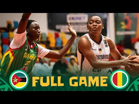 Mozambique v Guinea | Full Basketball Game | FIBA Women's AfroBasket 2025