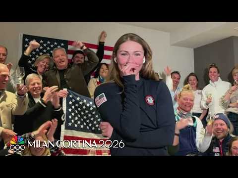 Mikaela Shiffrin unpacks her gold medal in women's slalom | Winter Olympics 2026 | NBC Sports