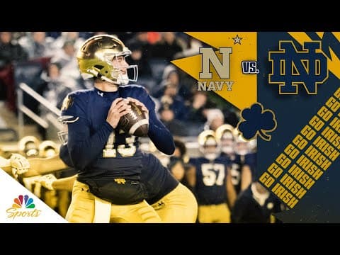 Navy Midshipmen vs. Notre Dame Fighting Irish | COLLEGE FOOTBALL HIGHLIGHTS | 11/8/2025 | NBC Sports