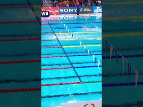 New World Record Hubert Kos Goes 1:45.12 in the Men’s 200m #backstroke #worldrecord #HubertKos