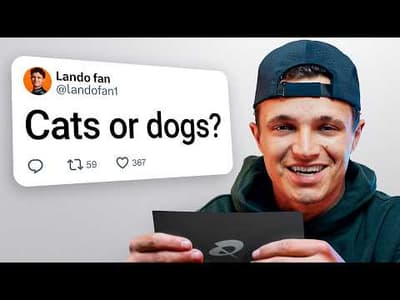 F1 Champ Lando Norris Answers Your Questions!