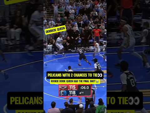 Derik Queen AIRBALLED for the Tie😭