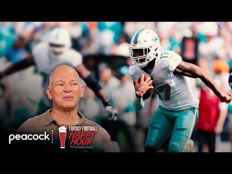 Don't 'sleep on' Jaylen Waddle as strong WR4 pick | Fantasy Football Happy Hour | NFL on NBC
