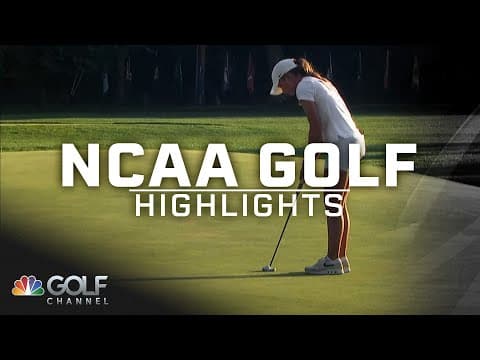 NCAA Golf Highlights: 2025 Jackson T. Stephens Cup at Shoreacres, Round 2 | Golf Channel