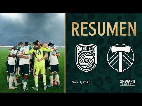 MLS Cup Mejores Jugadas | Portland Timbers vs. San Diego FC | 9 de Noviembre, 2025