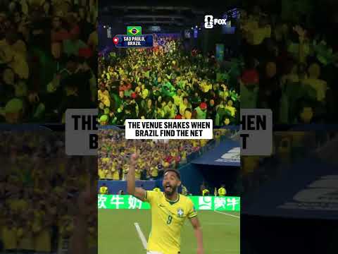 Absolute scenes in São Paulo after Brazil's goal