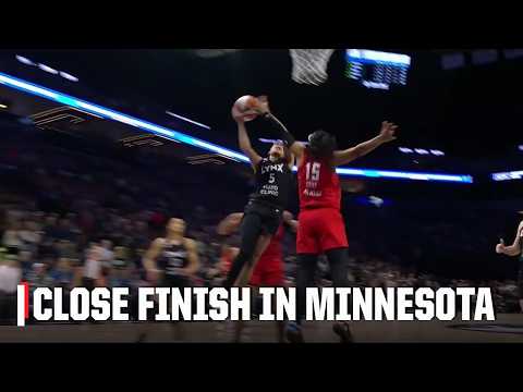 WHAT A FINISH 🔥 Close ending between Atlanta Dream vs. Minnesota Lynx | WNBA on ESPN