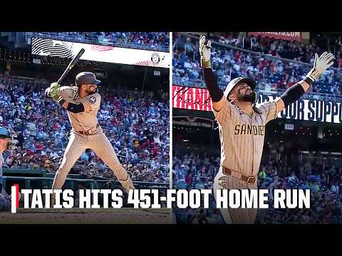 FERNANDO TATIS HITS HIS FIRST HOME RUN OF THE SEASON 451 FEET 🤯 | MLB on ESPN