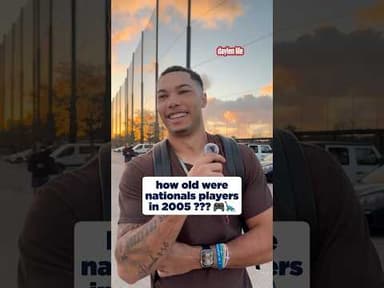 How Old Were Nationals Players In 2005??? 👶🦕