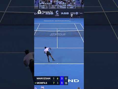 Gael Monfils Begins Farewell Year In Auckland 🫶