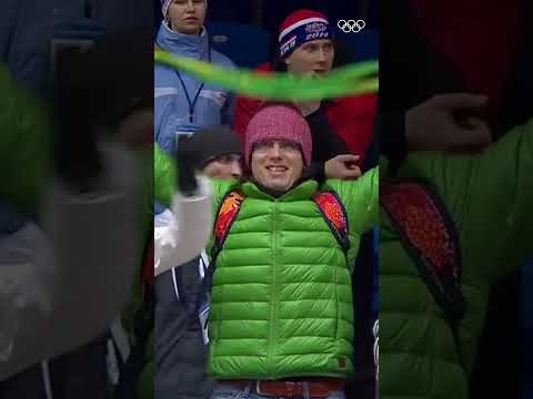 Too cute to handle. 🍼🛷❄️ #Olympics #MilanoCortina2026 #WinterOlympics #Bobsleigh