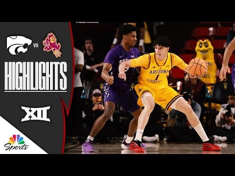 Kansas State vs. Arizona State | COLLEGE BASKETBALL HIGHLIGHTS | 1/10/26 | NBC Sports