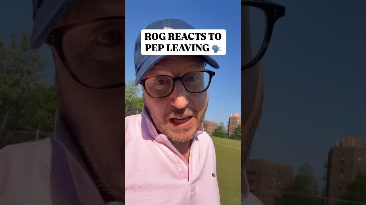 ROG REACTS TO PEP GUARDIOLA LEAVING MAN CITY
